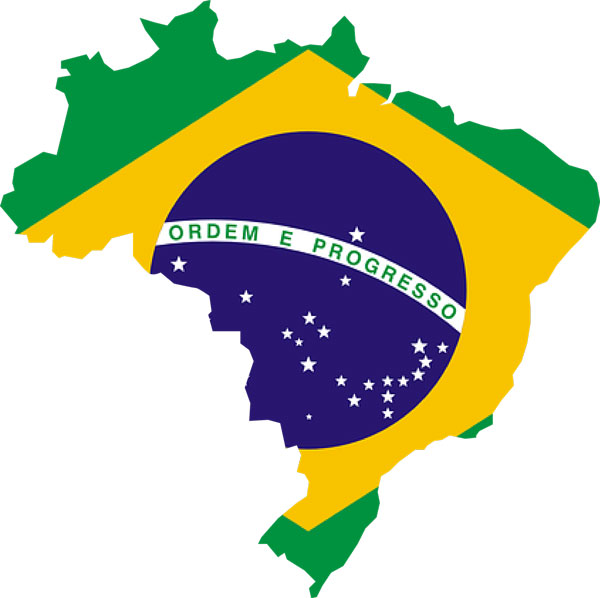 Brasilien kort