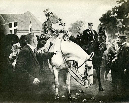 Christian 10 ved genforeningen i 1920